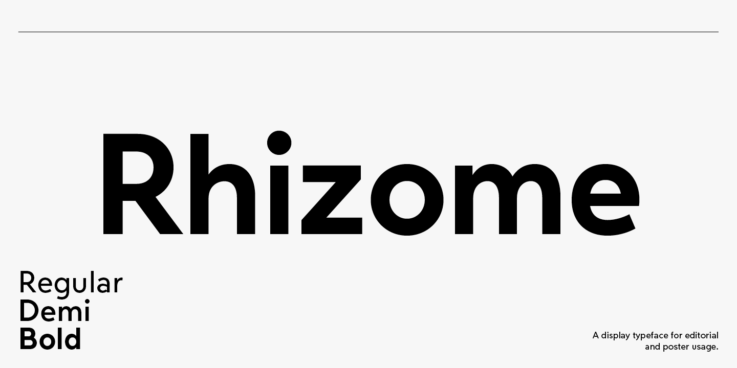 Font Rhizome